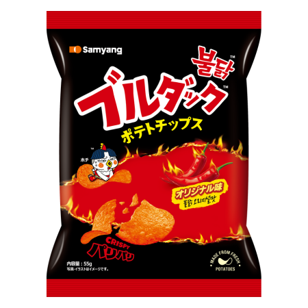 ブルダックポテトチップス　オリジナル味