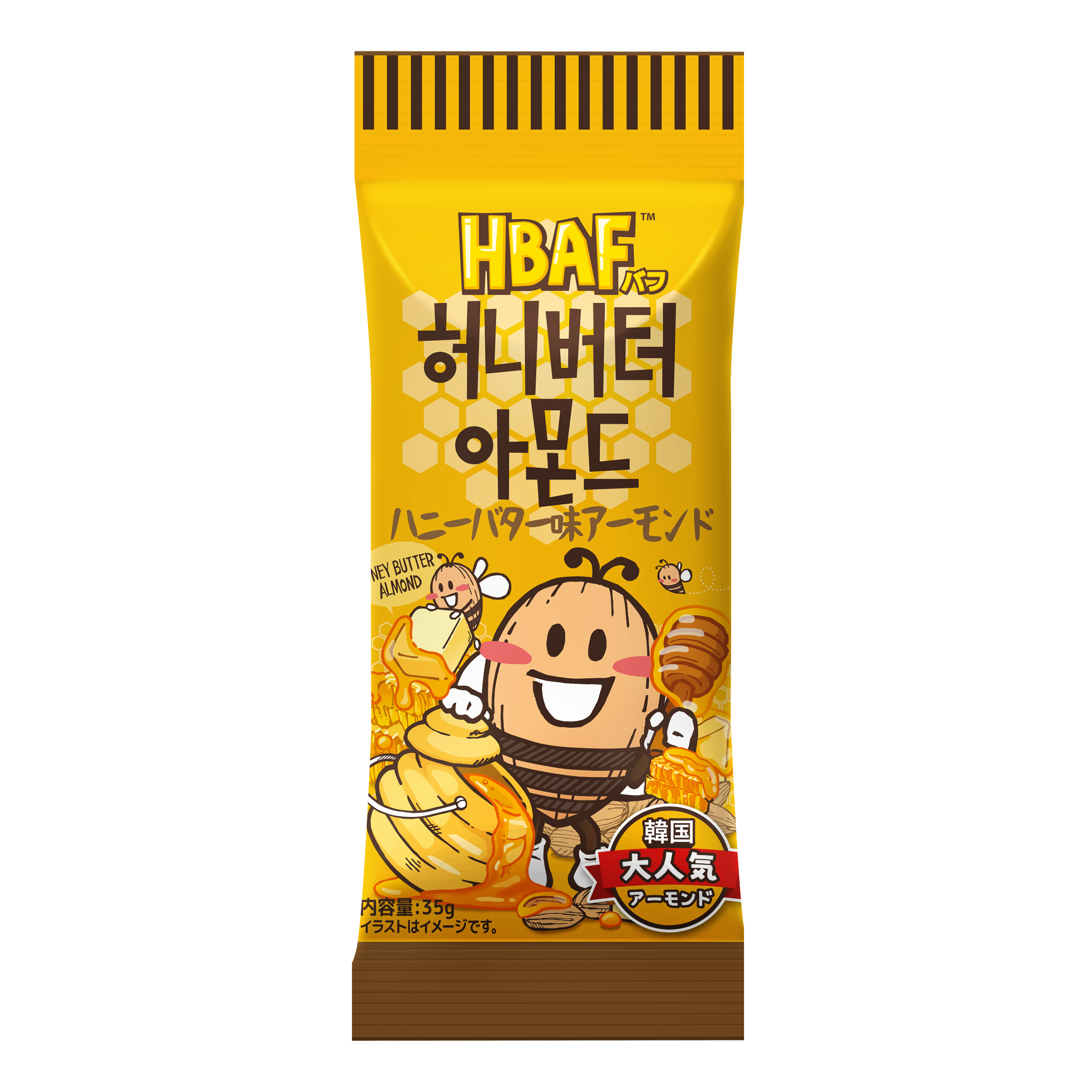 HBAF ハニーバター味アーモンド 35g