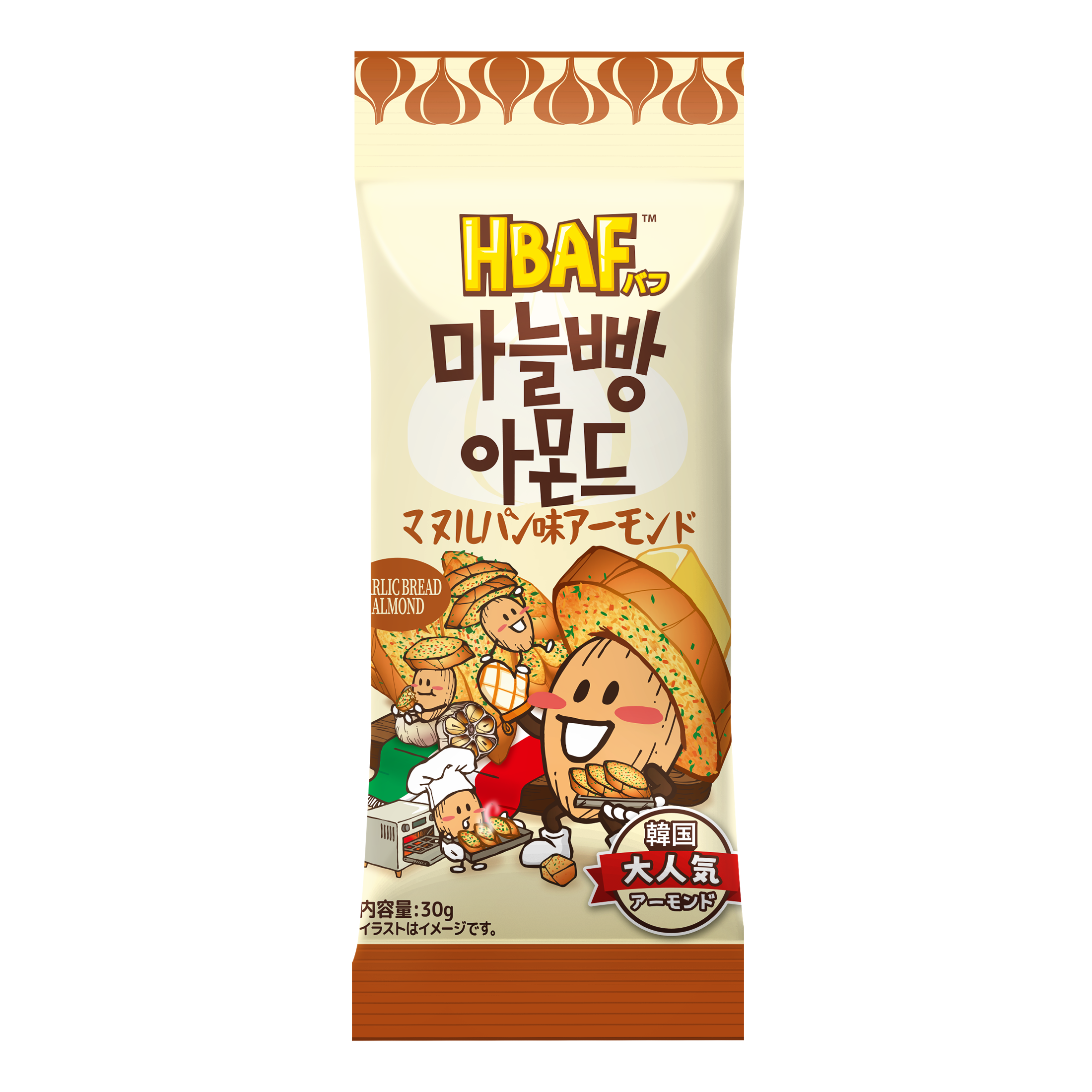 HBAF マヌルパン味アーモンド 30g